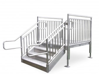 Aluminum Stairs for Schools in Long Beach, California